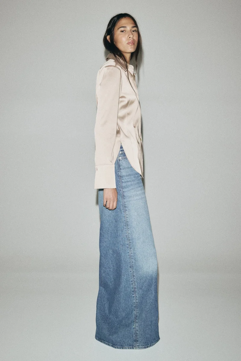 H&M Fitted twill shirt